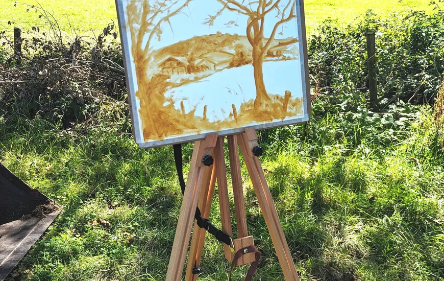 Painting workshop group session
